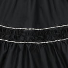 Girls Black Embellished Dress, 2, hi-res